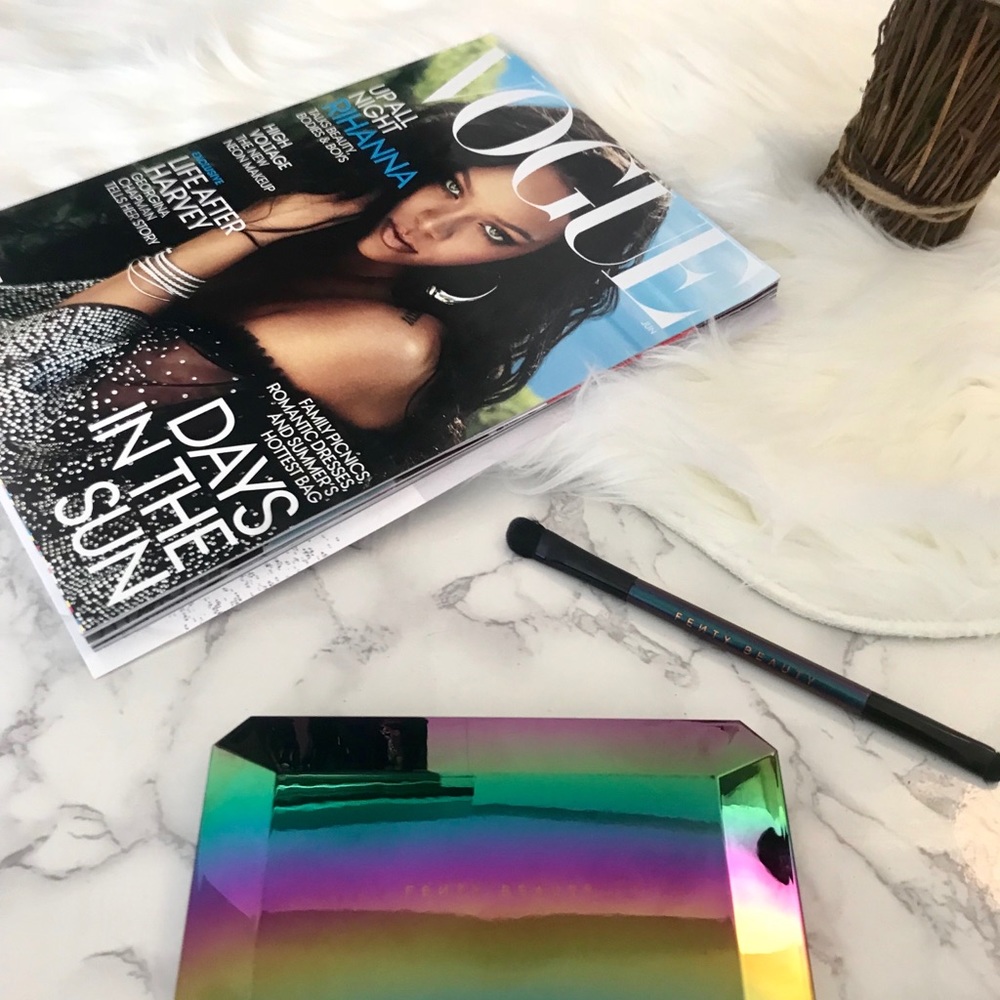 Fenty Galaxy Palette Plus Two Way Shadow Brush